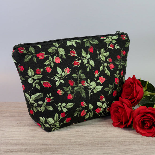 Handcrafted Zipper Organizer Bag - Flat Bottom