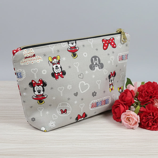 Handcrafted Zippered Bag With Gusset - Novelty - Premium Cotton