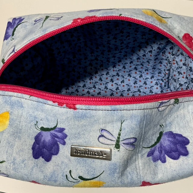 Travel Bags Large Boxed Bottom - Bats & Butterflies - Premium Cotton