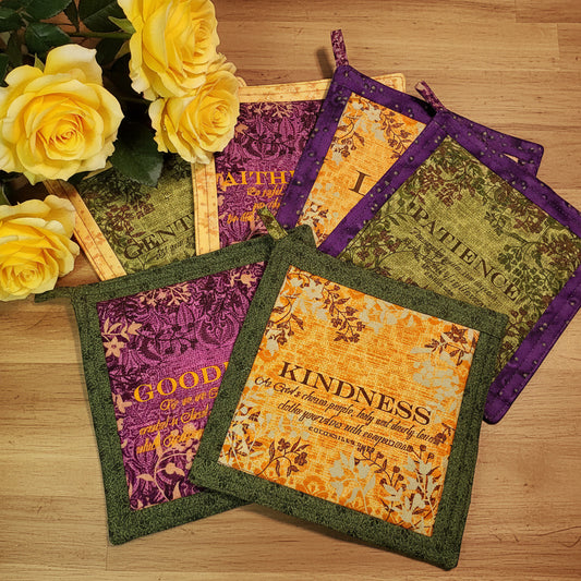 Hot Pads - Fruits of the Spirit