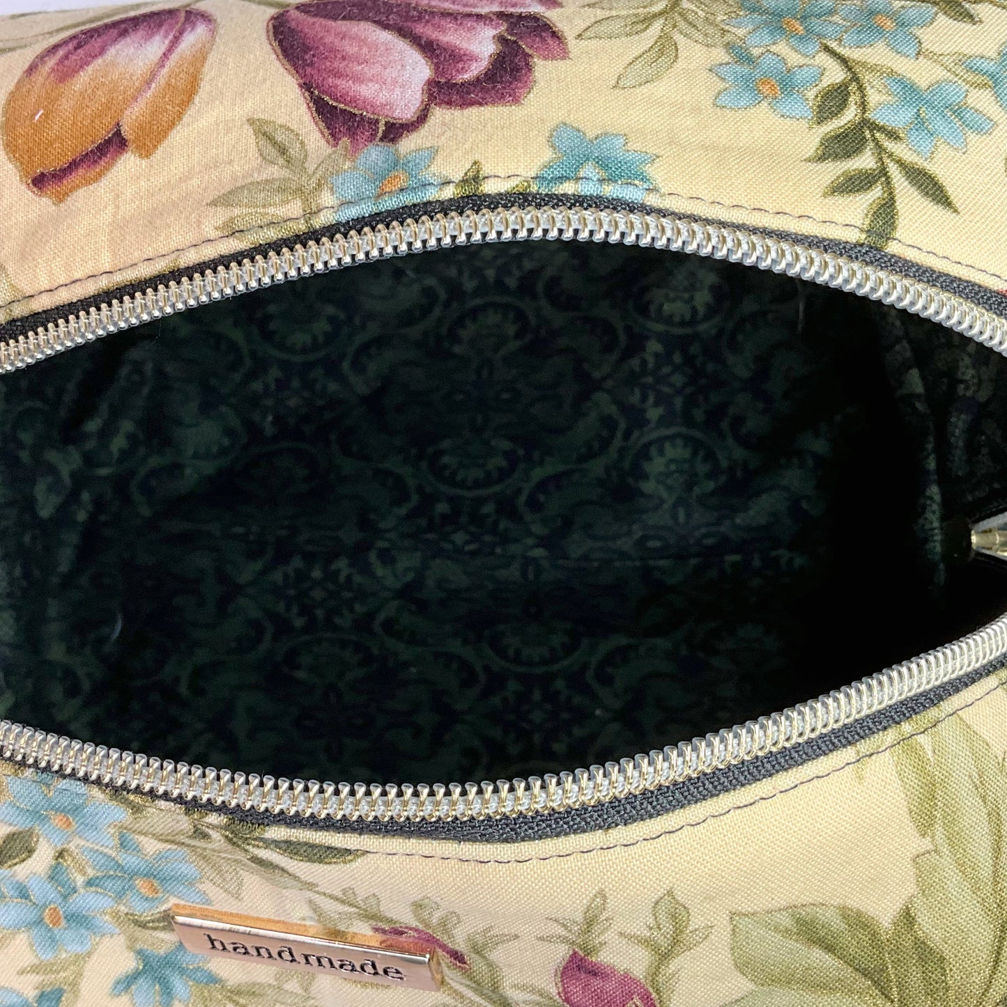 Travel Bags Large Boxed Bottom - Heart Themed - Premium Cotton