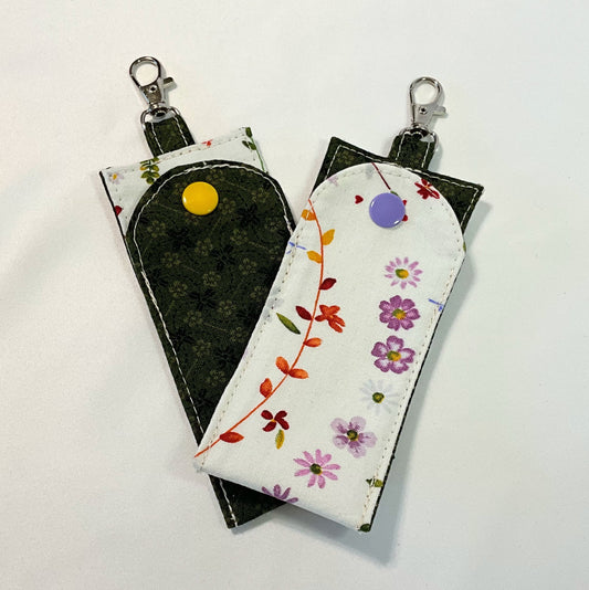 Handmade Lip Balm Cozy with Clasp