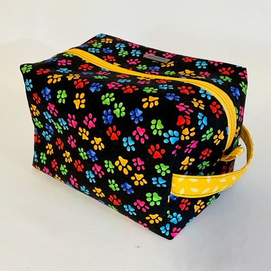 Travel Bags Large Boxed Bottom - Rainbow Bright - Premium Cotton