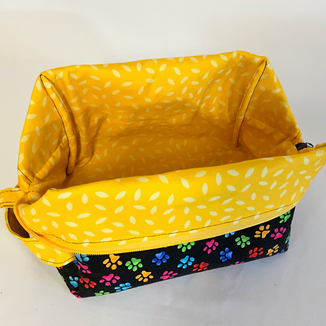 Travel Bags Large Boxed Bottom - Rainbow Bright - Premium Cotton