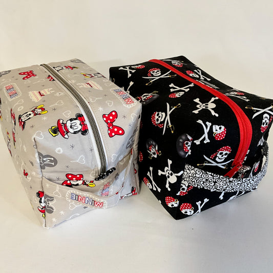 Travel Bags Large Boxed Bottom - Novelty Print - Premium Cotton