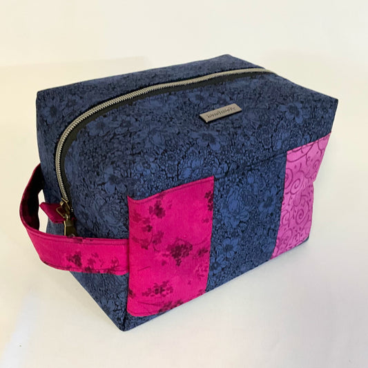 Travel Bags Large Boxed Bottom - Stripes - Premium Cotton