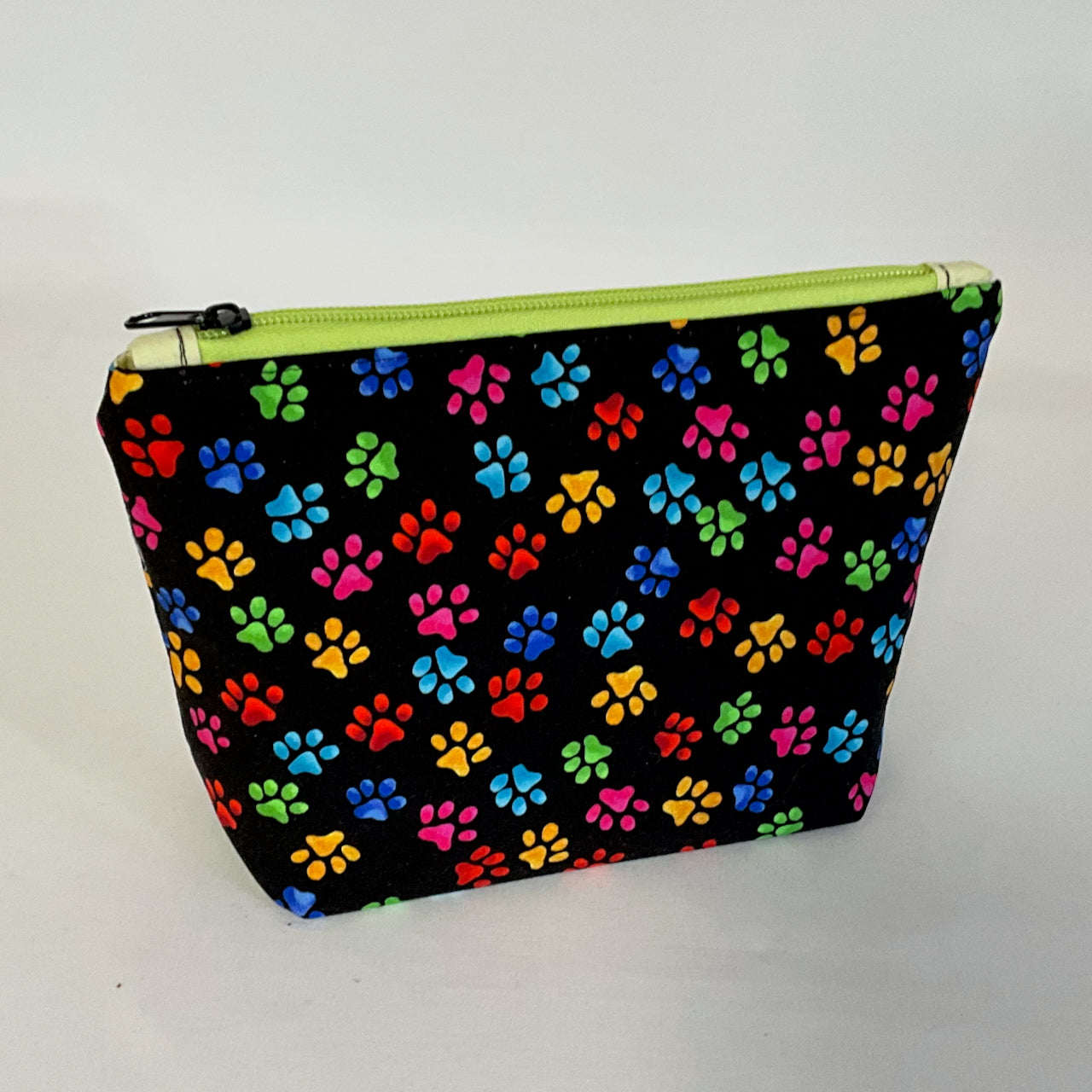 Handcrafted Zippered Bag With Gusset - Rainbow/Multicolors - Premium Cotton