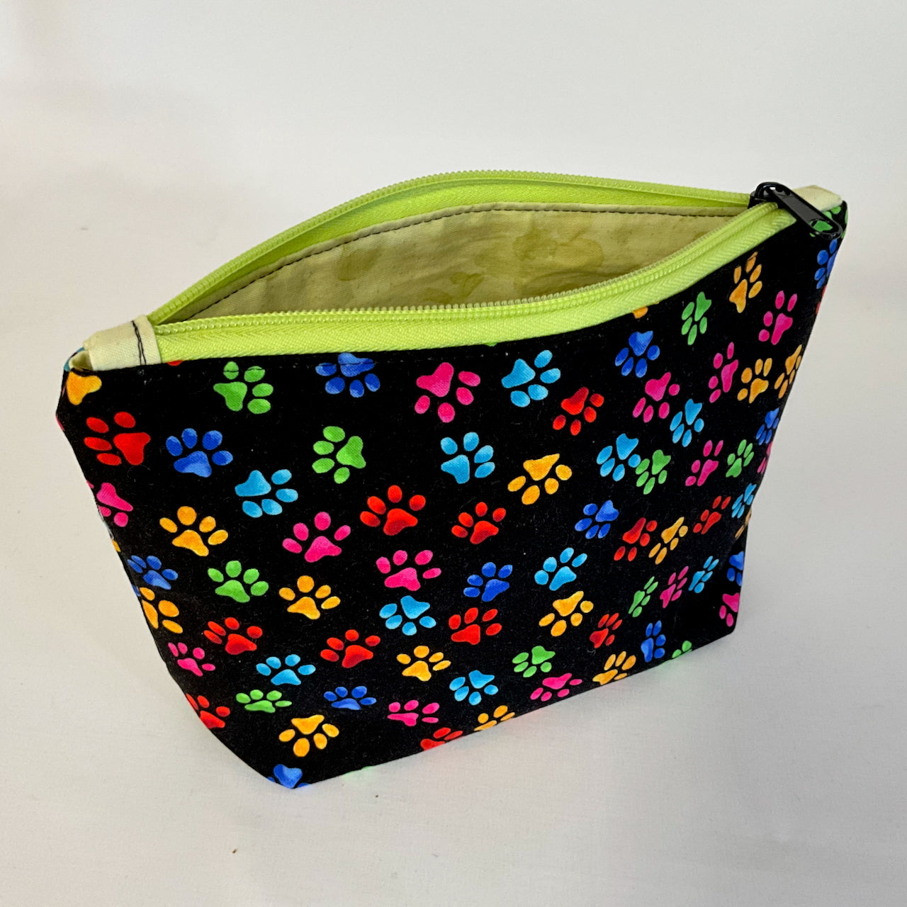 Handcrafted Zippered Bag With Gusset - Rainbow/Multicolors - Premium Cotton